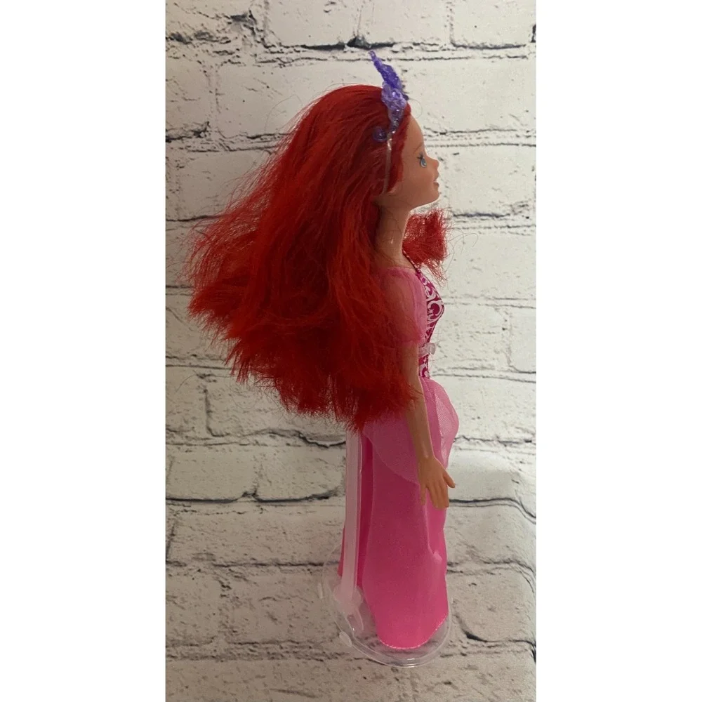 Disney Princess Ariel‎ Little Mermaid Fashion Barbie Doll 2012 Pink Sparkle Gown